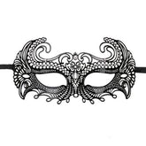 Easytoys Metalen Venetiaans Masker - Zwart - PlayForFun